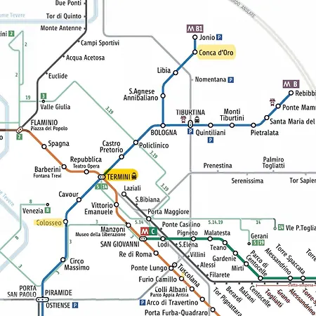 - Metro B1 Conca D'oro *