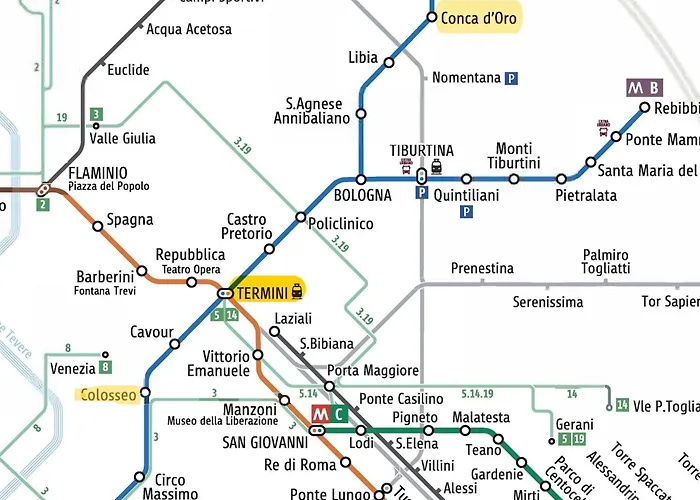 - Metro B1 Conca D'oro *